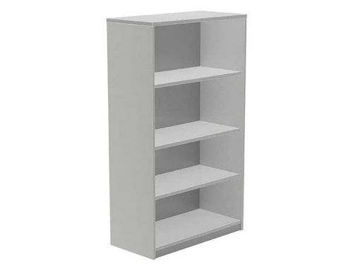 Armario rocada com quatro estantes serie store 156x90x45 cm acabamento ab02 aluminio/cinza , Rocada , 150605 , 8427951910554